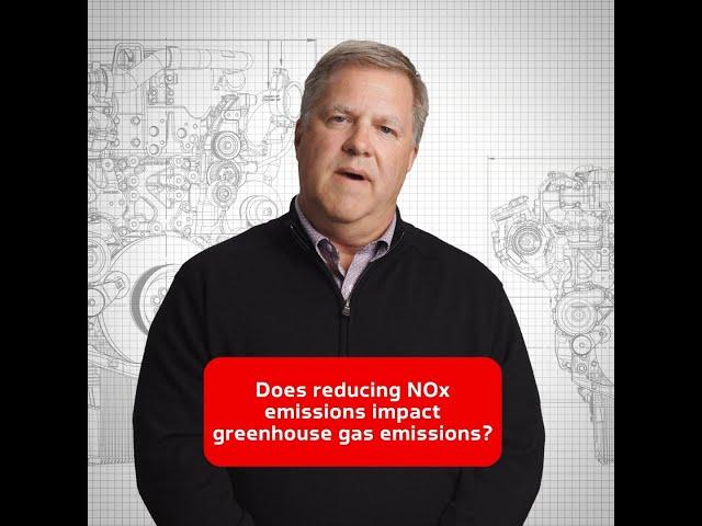 Does reducing NOx emissions impact greenhouse gas emissions?