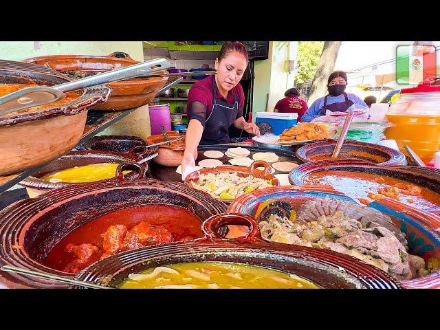 El Paraíso de los TACOS de GUISADO  Te RETO que pruebas TODO + 6 HORAS TOUR de Gastronomía en CDMX