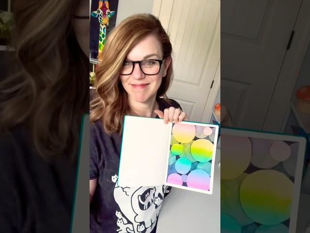 Negative Space Watercolor Circles