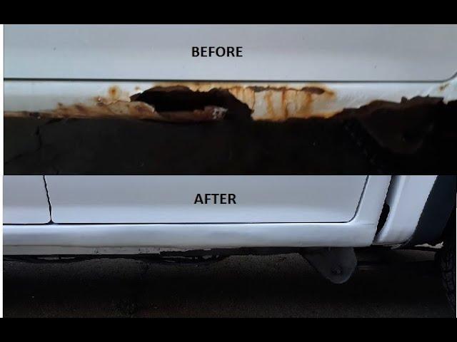 Repairing Rocker Panel Rust