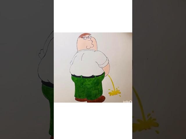 #viral #easy #art #cartoon #drawing #color #popular #stepbystep #shorts #petergriffin #griffin