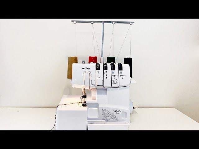 how to thread a serger | brother 1634D