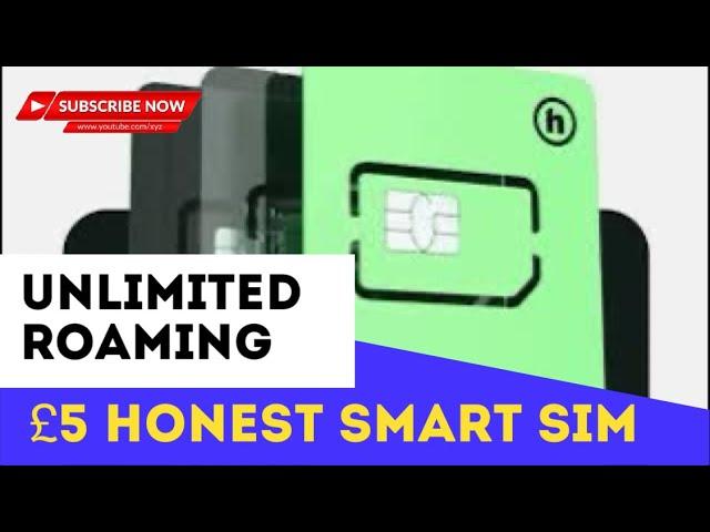 Unlimited Roaming Smart Sim £5 a month