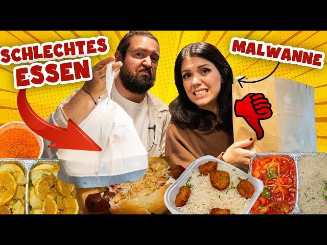 Wir BESTELLEN den anderen das SCHLECHTESTE ESSEN mit MALWANNE