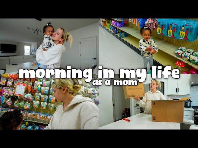 morning in my life as a mom | running errands, amazon haul & more!