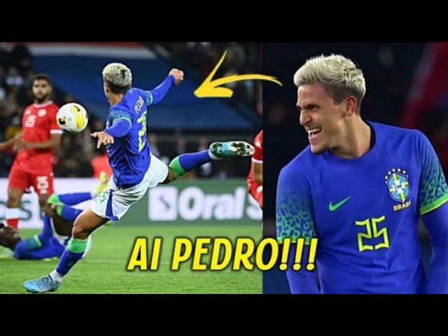 GOLAÇO DE PRIMEIRA!! PEDRO VS TUNÍSIA  HD 720p (27/09/2022)| AMISTOSO DO BRASIL 2022