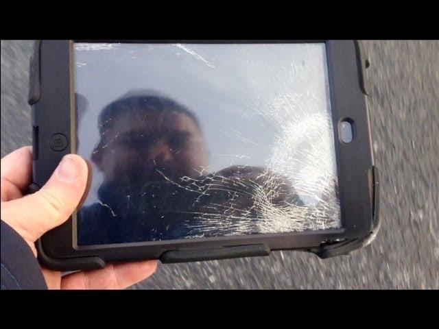 Extreme iPad Mini Roof Drop Test! (Griffin Survivor vs Otterbox Defender)