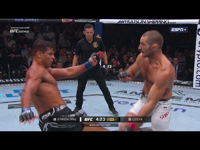 Sean Strickland vs Paulo Costa - Pelea Completa