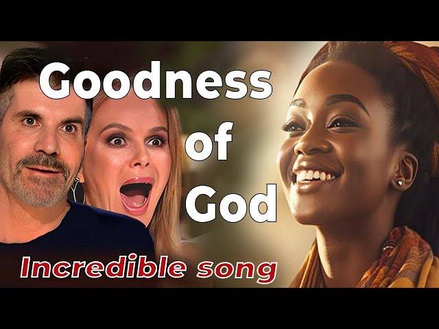 incredible African singing worship song on agt goodness of God