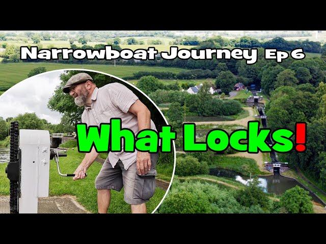 411. Narrowboat Journey - Watford Locks Again - Part Six