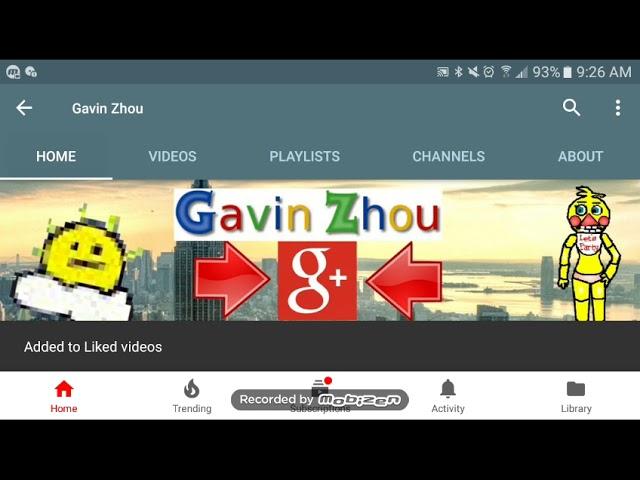 Go subscribe to Gavin Zhou 