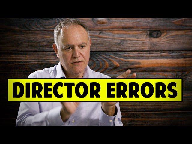 Mistakes A Director Makes That Will Upset The Editor - Lawrence Jordan, ACE