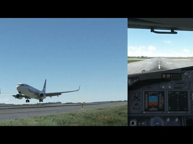 ASL 737-800BCF Landing in Paris CDG | MSFS2020