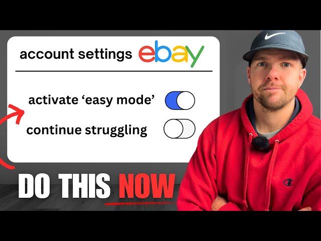 eBay is now in 'easy mode' (anyone can get sales FAST)