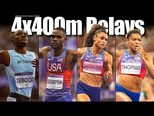 Letsile Tebogo vs Rai Benjamin in the Greatest 4x400m Relay Ever! +  McLaughlin-Levrone 4x4 Record