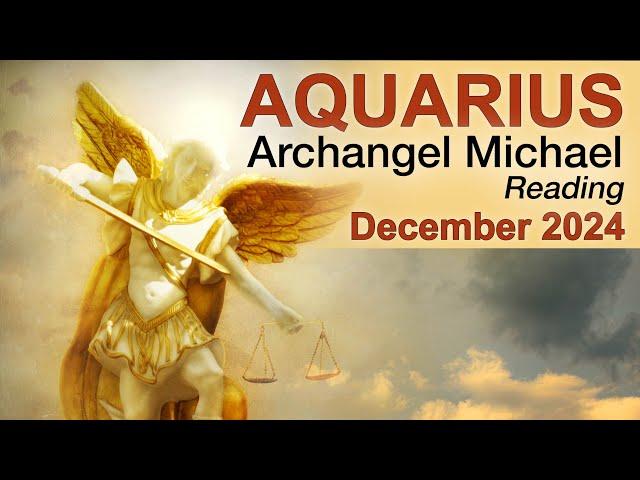 AQUARIUS ARCHANGEL MICHAEL READING "HERE COMES THE SUN! A STORM IS PASSING" December 2024 #tarot