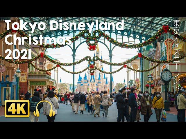 [4K JAPAN] Christmas at Tokyo Disneyland (Dec. 2021)