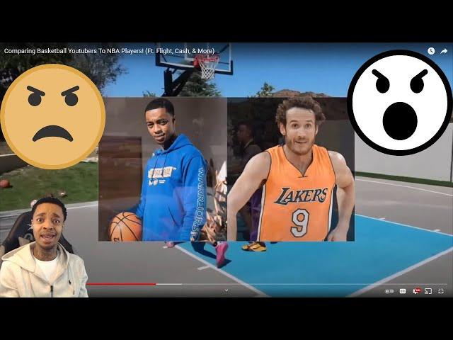 IM MAD! FlightReacts Comparing Basketball Youtubers To NBA Players 2023! (Ft. Flight, Cash, & More)