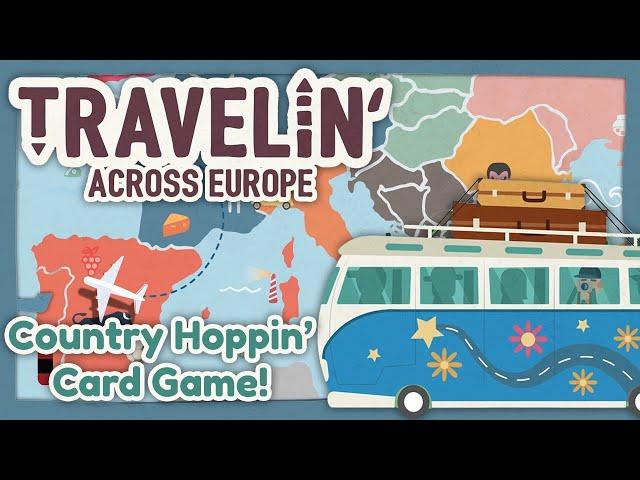 Country Hoppin' Card Game! - Travelin' - Across Europe (PC Gameplay)