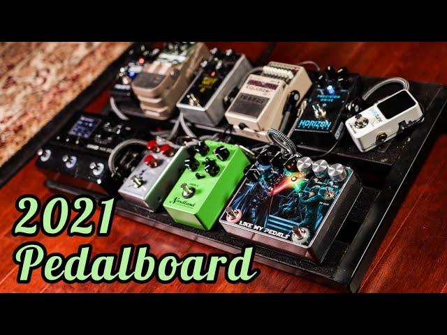 What's on my Pedalboard 2021! Line 6 HX Stomp J Rockett Archer Nordland ODR C MXR Reverb