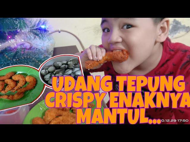 RESEP UDANG TEPUNG ENAK CRISPY //ALA MATTHEW SQ-HOME MADE-VLOG