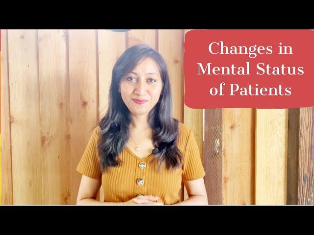 Changes in Mental status | Signs when patient is actively Dying | Hospice Volunteering