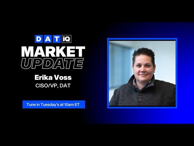 DAT iQ Live: DAT's Data Analytics team examines current freight market conditions: Ep. 303