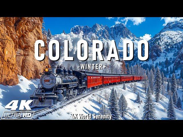 Colorado Winter Wonderlands 4K  Snowy Peaks, Frosted Forests, and the Magic of the Rockies