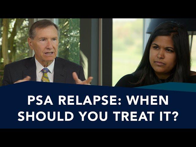 PSA Recurrence: When Should You Treat? | Ask a Prostate Expert, Mark Scholz, MD