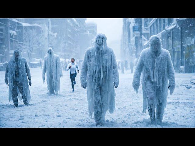 Girl Survival in Ice World Antartica ⁉️️ | Survival Movie Explained in Hindi