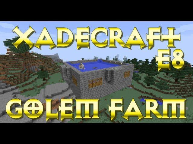 XadeCraft: E8 - Iron Golem Farm