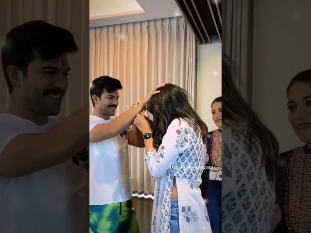 Raksha bhandan celebration in ramcharan konidela tie the raki NIHARIKA KONIDELA with his brother