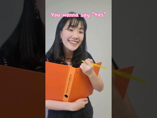 'Yes' and 'No' in Korean ️ #studykorean #koreanlanguage #learnkorean