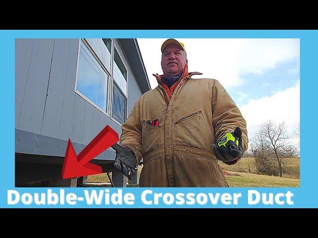 Mobile Home Crossover Duct Replacement