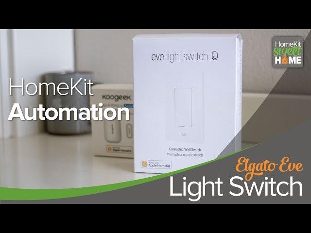 HomeKit Automation with Eve Light switch and Koogeek Door and Window Sensor