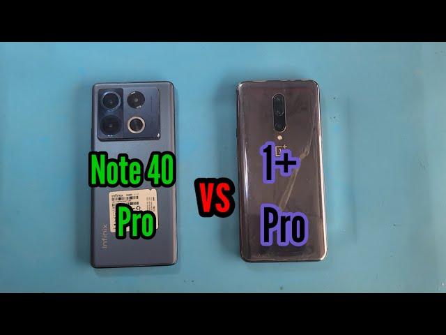 infinix note 40 Pro  vs 1+ 7pro speed test