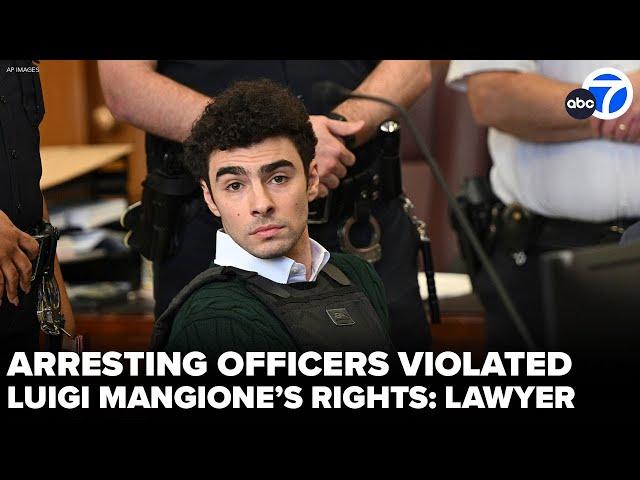 Police who arrested Luigi Mangione gave him snack to get DNA, lawyer says