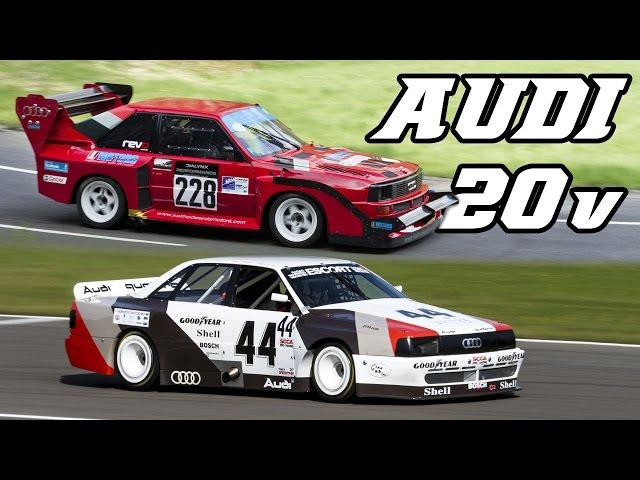 Audi 5-cylinder Quattro Turbo race & rallycars (Gr.B, Pikes Peak, Transam)