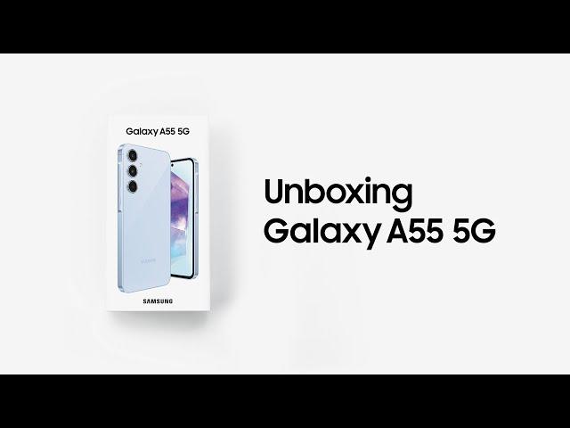 Galaxy A55 5G: Unboxing Oficial | Samsung Portugal