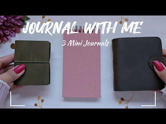 ASMR Journaling | 3 Mini Journals