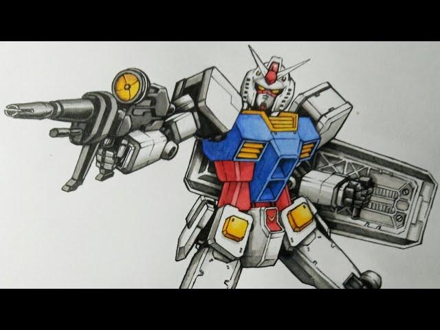 Drawing - Menggambar Gundam RX-78-2