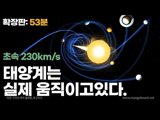 실제 태양계는 엄청난 속도로 움직이고 있습니다 (풀버전: 53분)｜블랙홀 black hole｜우주다큐｜수면다큐?