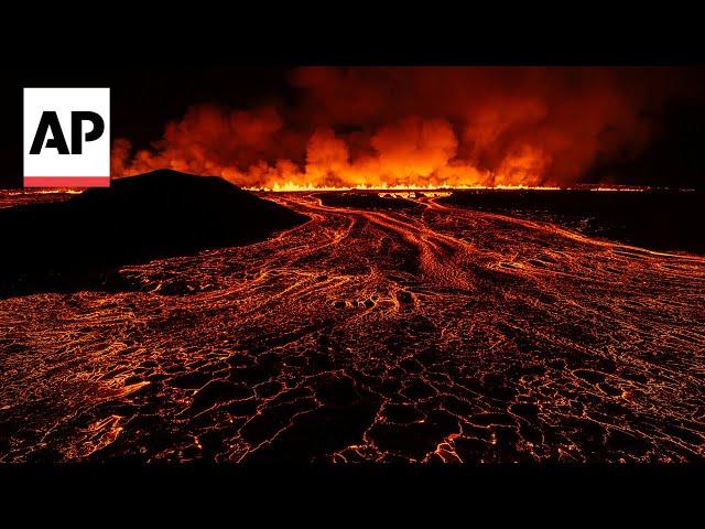 Iceland volcano on Reykjanes Peninsula erupts for 7th time in a year