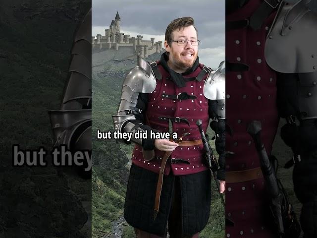What did medieval people eat with?