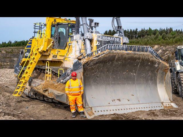 Scottish Quarry Buy New 120 Tonne Komatsu Dozer.