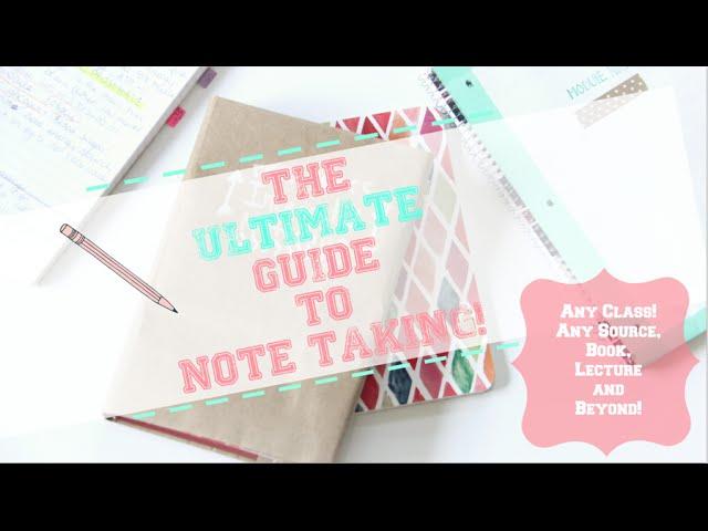 How to: Take the BEST Notes! + Study Tips!