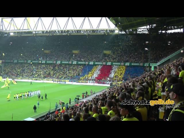 BVB - Eintracht Braunschweig Stimmung Choreo Borussia Dortmund