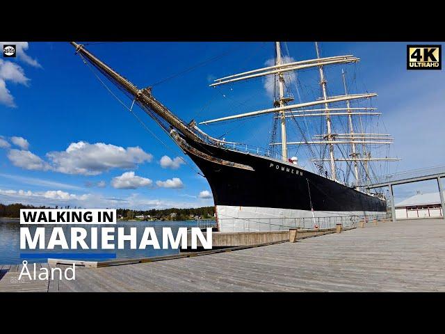 Sunny Morning Walk in Mariehamn, Åland - from Western to Eastern Shore (with CAPTIONS)