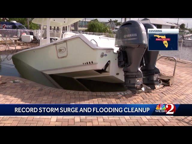 Pinellas County sees record storm surge