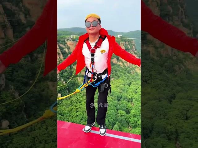 Bungee Jumping With Rope In Beautiful Place:Asmr Bungee Jumping#beauty#bungee#travel
